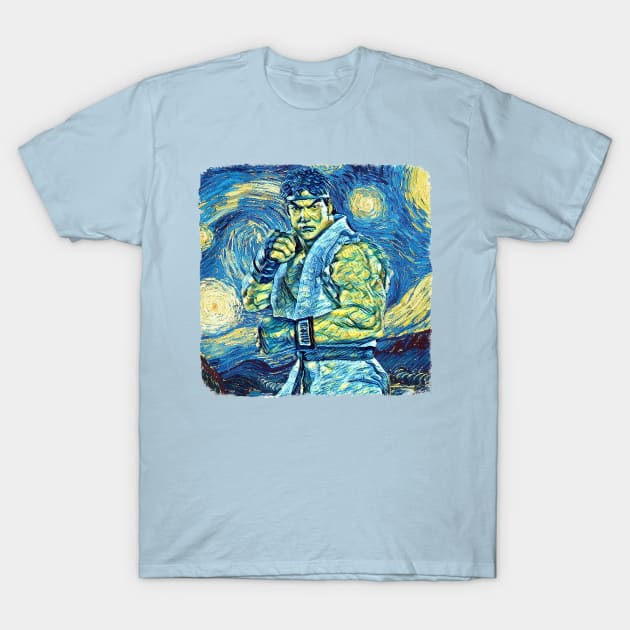 Street Fighter Van Gogh Style T-Shirt by todos